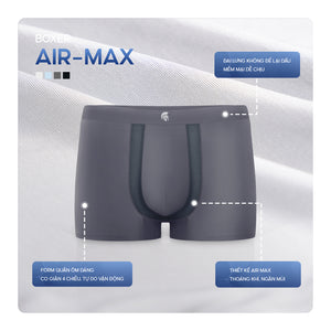 Quần lót Boxer Airmax Polomanor Công Nghệ SeamLess Lụa Băng Chi Tiết 1