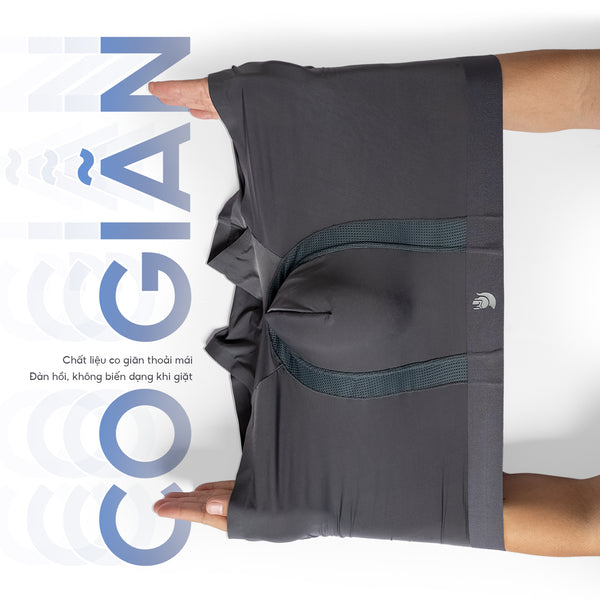 Quần lót Boxer Airmax Polomanor Công Nghệ SeamLess Lụa Băng Chi Tiết 3