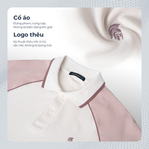 Chi Tiết Cổ Áo Polo Nam Alvin Polomanor Cotton Cvc Diamond Regular Fit