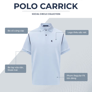 Áo Polo Nam Carrick Polomanor Cotton Interlock Regular Fit