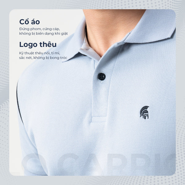 Chi Tiết Cổ Áo Polo Nam Carrick Polomanor Cotton Interlock Regular Fit