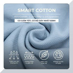 Chi Tiết Chất Vải Áo Polo Nam Carrick Polomanor Cotton Interlock Regular Fit