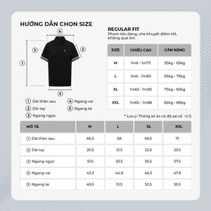 Áo Polo Nam Cosmos Polomanor Cotton Interlock Regular Fit