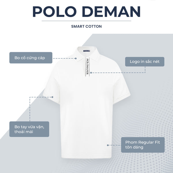 Áo Polo Nam Deman Polomanor Cotton Interlock Regular Fit