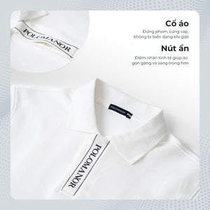 Chi Tiết Cổ Áo Polo Nam Deman Polomanor Cotton Interlock Regular Fit