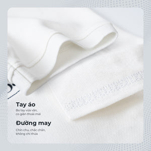 Chi Tiết Tay Áo Polo Nam Deman Polomanor Cotton Interlock Regular Fit