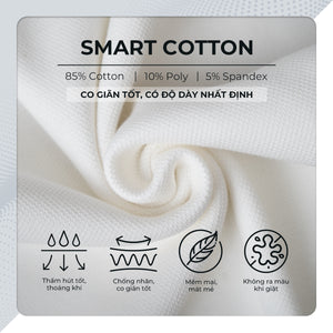 Chi Tiết Chất Vải Áo Polo Nam Deman Polomanor Cotton Interlock Regular Fit