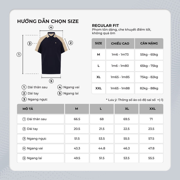 Áo Polo Nam Denni Polomanor Cotton Interlock Regular Fit