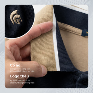 Chi Tiết Cổ Áo Polo Nam Denni Polomanor Cotton Interlock Regular Fit