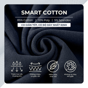 Chi Tiết Chất Vải Áo Polo Nam Denni Polomanor Cotton Interlock Regular Fit