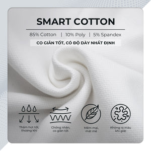 Chi Tiết Chất Vải Áo Polo Nam Derick Polomanor Cotton Interlock Regular Fit
