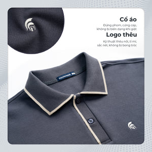 Chi Tiết Cổ Áo Polo Nam Eddy Polomanor Cotton Interlock Regular Fit