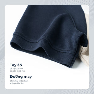 Chi Tiết Tay Áo Polo Nam Froda Polomanor Cotton Interlock Regular Fit