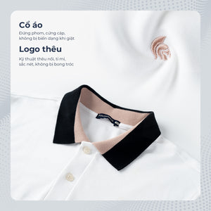 Chi Tiết Cổ Áo Polo Nam Felix Polomanor Cotton Cvc Diamond Regular Fit