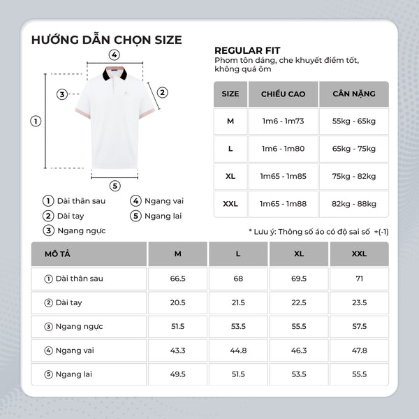 Áo Polo Nam Felix Polomanor Cotton Cvc Diamond Regular Fit