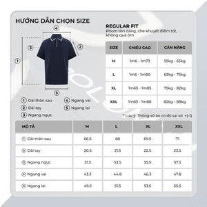 Áo Polo Nam Fin Polomanor Cotton Cvc Diamond Regular Fit