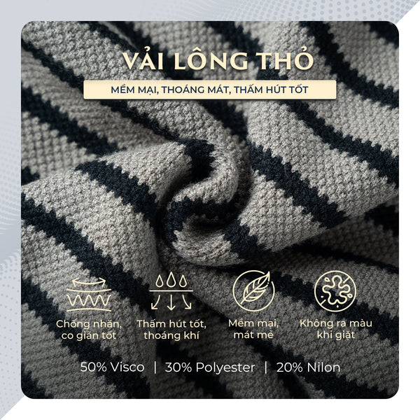 Chi Tiết Chất Vải Áo Thun Nam Horiz Shirt Polomanor Màu Rêu Vải Dệt Kim Regular Fit