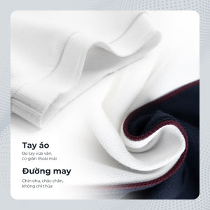 Chi Tiết Tay Áo Polo Nam Jetty Polomanor Cotton Interlock Regular Fit