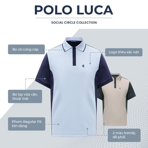 Áo Polo Nam Luca Polomanor Cotton Interlock Regular Fit