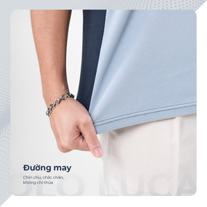 Chi Tiết Chất Vải Áo Polo Nam Luca Polomanor Cotton Interlock Regular Fit