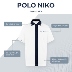 Áo Polo Nam Niko Polomanor Cotton Interlock Regular Fit