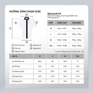 Chi Tiết Bảng Size Áo Polo Nam Niko Polomanor Cotton Interlock Regular Fit