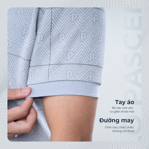 Chi Tiết Tay Áo Polo Nam Pascen Polomanor Cotton Interlock Regular Fit