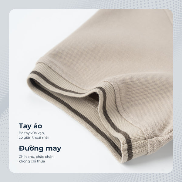 Chi Tiết Tay Áo Polo Nam Payden Polomanor Cotton Interlock Regular Fit