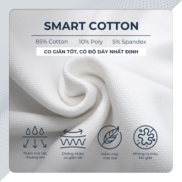 Chi Tiết Chất Vải Áo Polo Nam Roger Polomanor Cotton Interlock Regular Fit