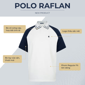 Áo Polo Nam Raflan Polomanor Cotton Cvc Diamond Regular Fit