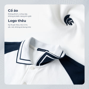 Chi Tiết Cổ Áo Polo Nam Raflan Polomanor Cotton Cvc Diamond Regular Fit