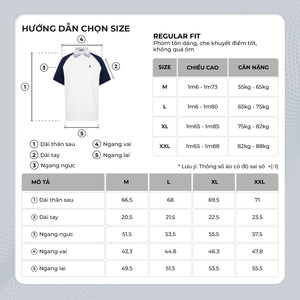 Áo Polo Nam Raflan Polomanor Cotton Cvc Diamond Regular Fit