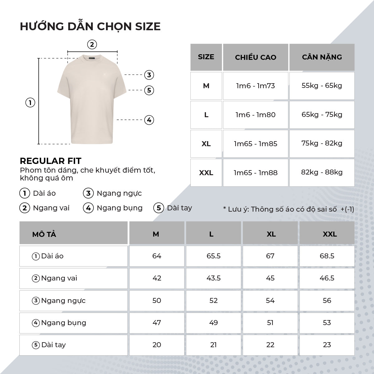 Áo Thun nam T-shirt Basic