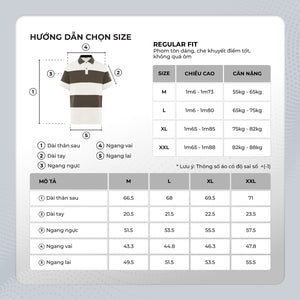 Chi Tiết Bảng Size Áo Polo Nam Waden Polomanor Cotton Interlock Regular Fit