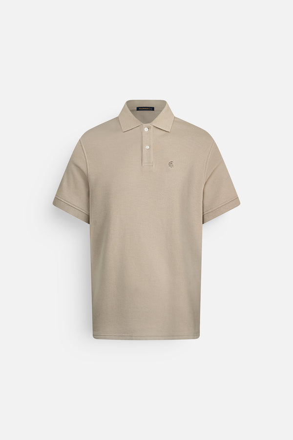 Áo Polo Nam Symbol Polomanor Màu Café Cotton Interlock Regular Fit
