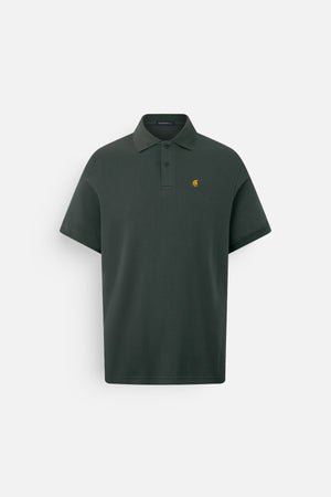 Áo Polo Nam Symbol Polomanor Màu Xanh Lá Cotton Interlock Regular Fit