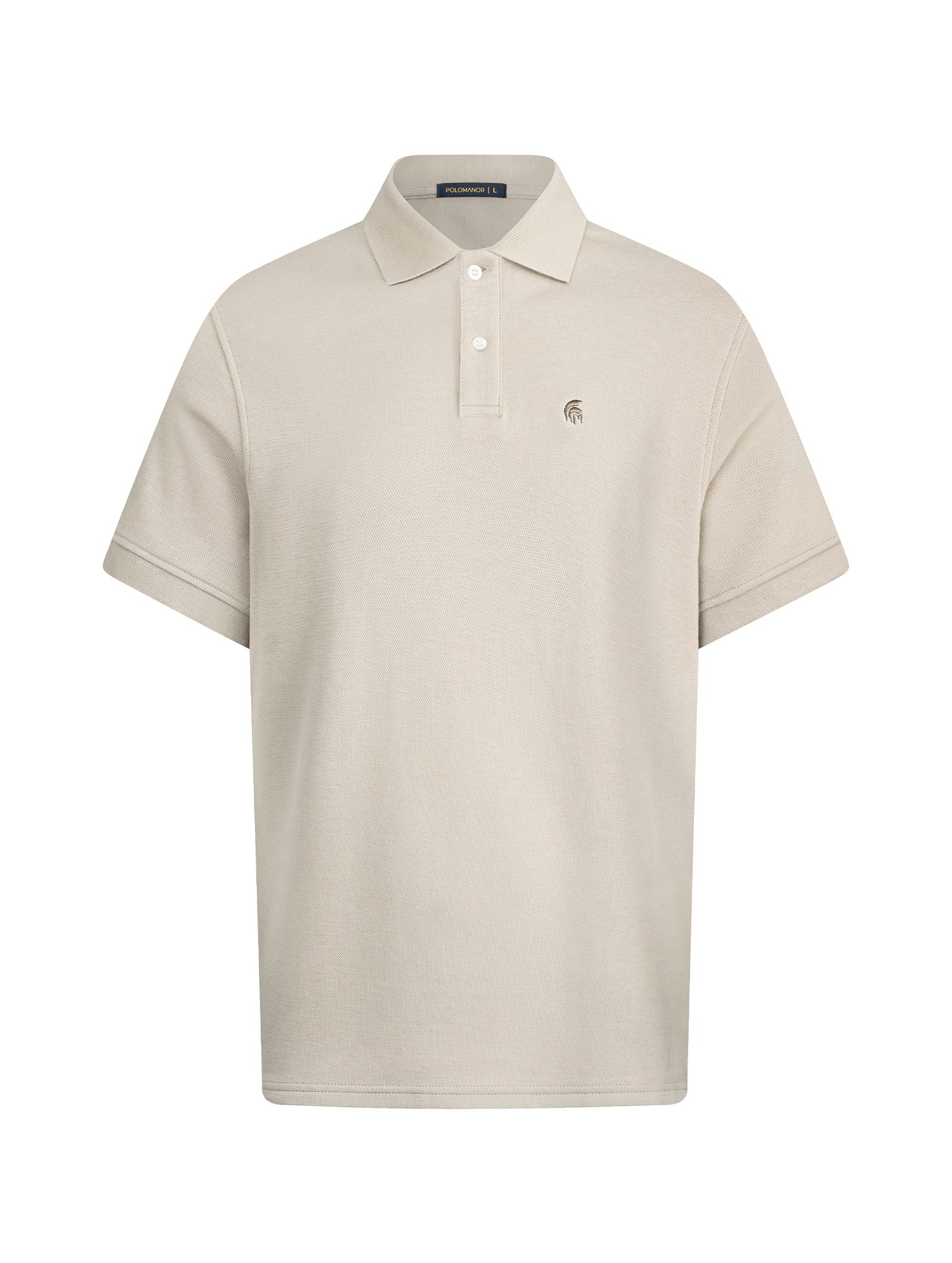 Áo polo nam Symbol regular fit vải cá sấu cotton từ Polomanor