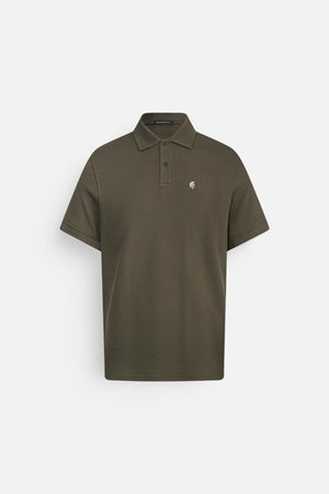 Áo Polo Nam Symbol Polomanor Màu Nâu Cotton Interlock Regular Fit