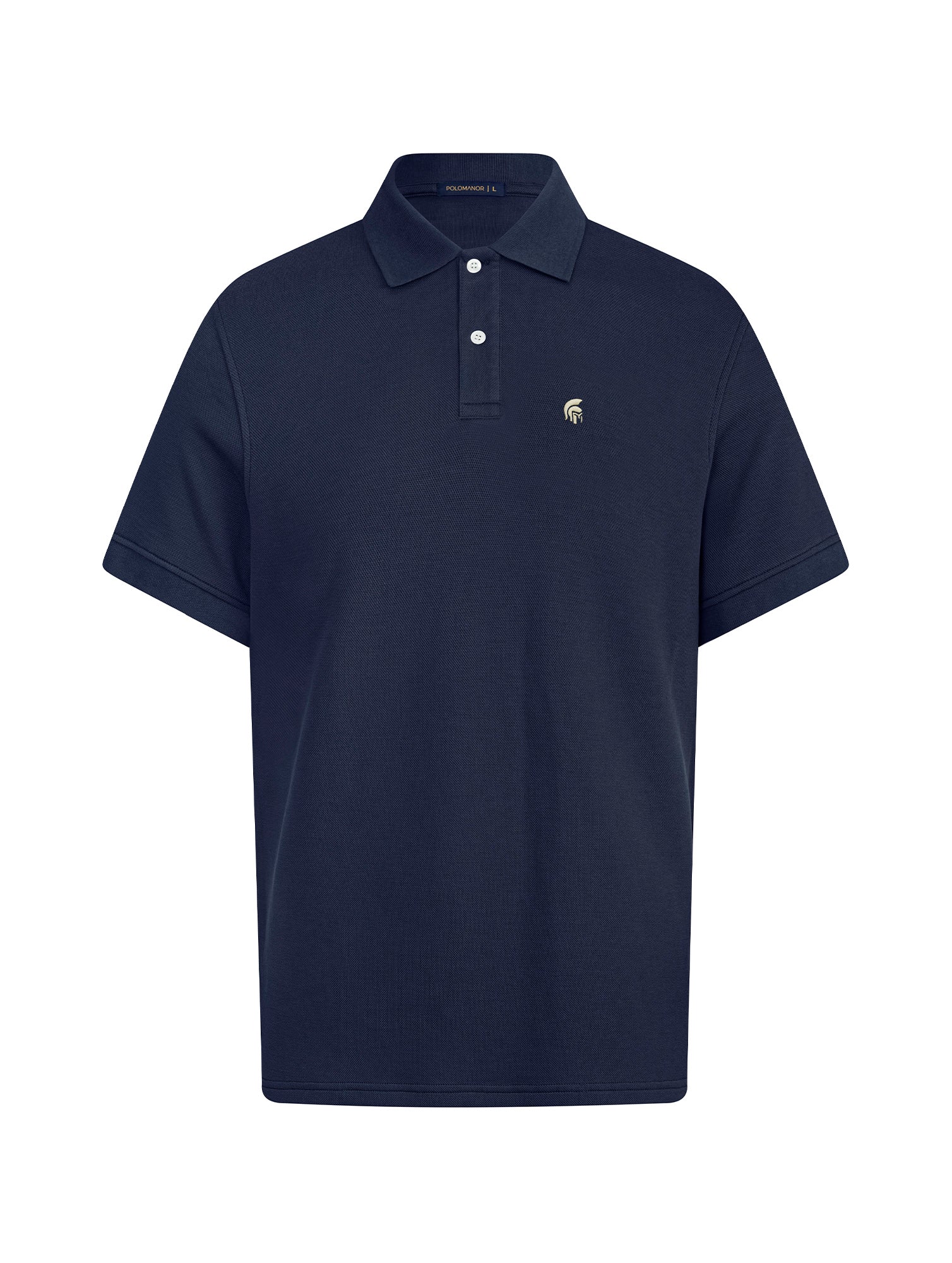 Áo polo nam Symbol regular fit vải cá sấu cotton từ Polomanor