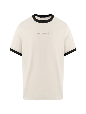 Áo Thun Nam Mike Polomanor Màu Be Thun Cvc Regular Fit