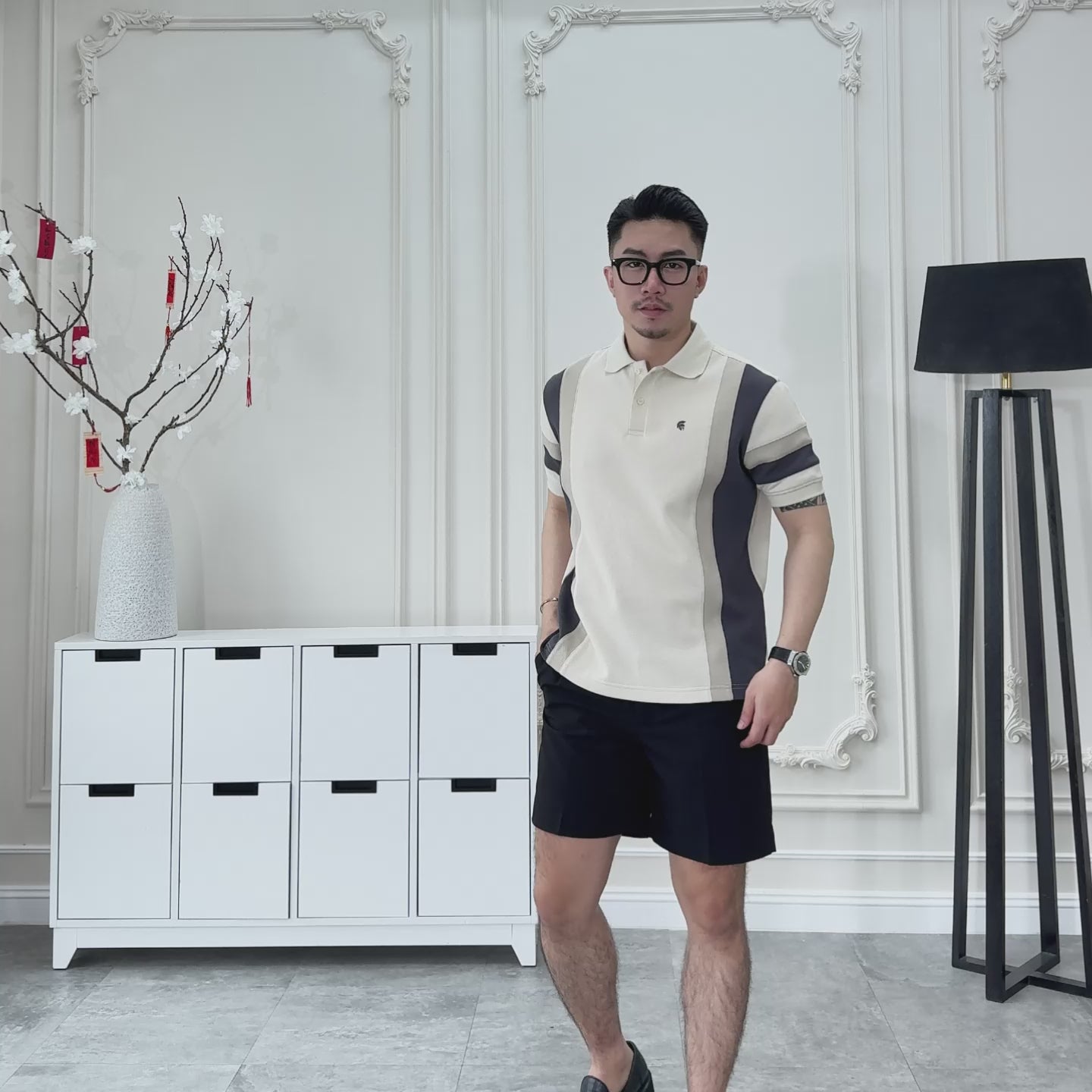 Áo polo RODRI BST TẾT 2025, chất liệu vải cá sấu cotton interlock cao cấp, thiết kế sang trọng từ Polomanor