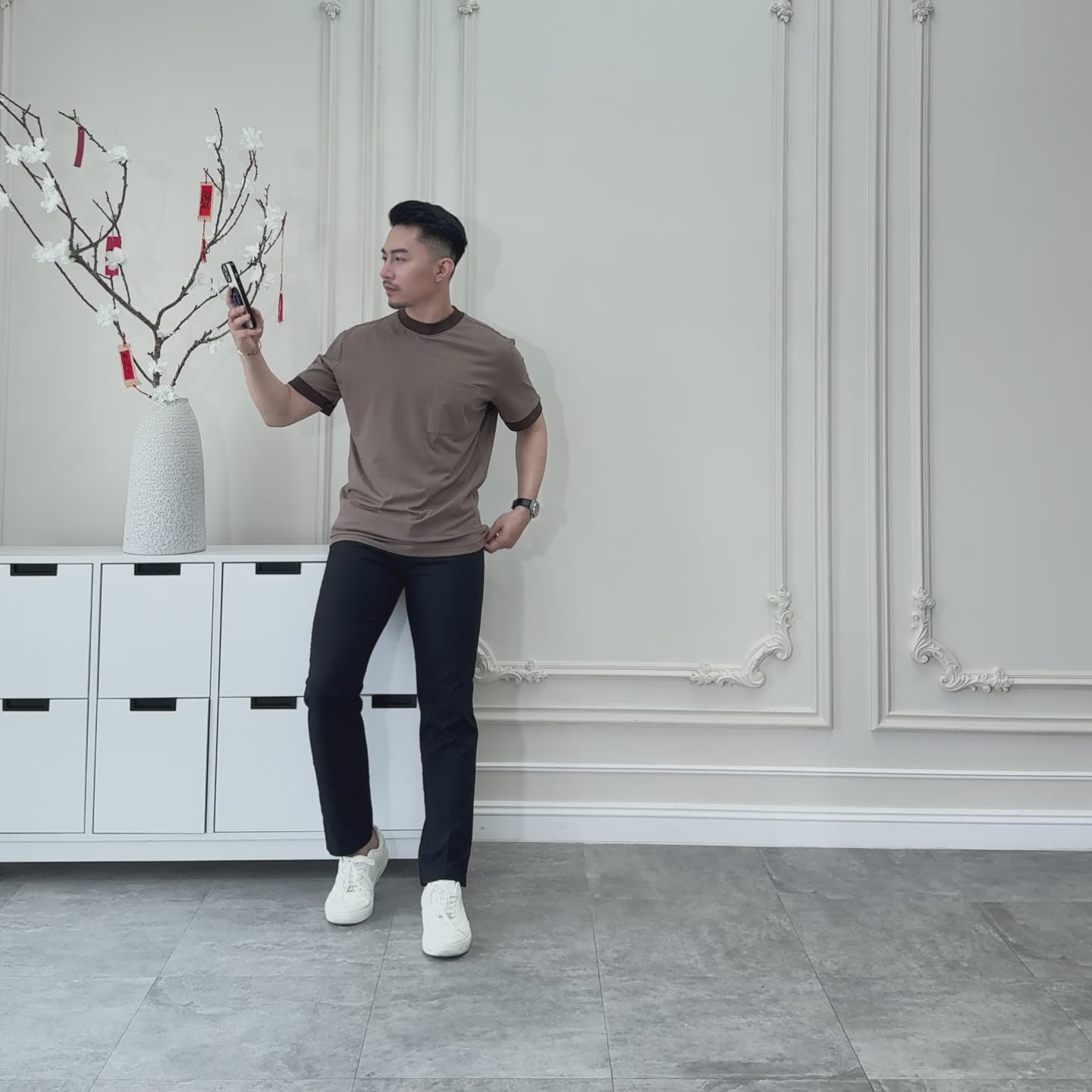 Áo thun nam TSHIRT TACHI BST TẾT 2025, vải cotton cao cấp, phong cách trẻ trung từ Polomanor