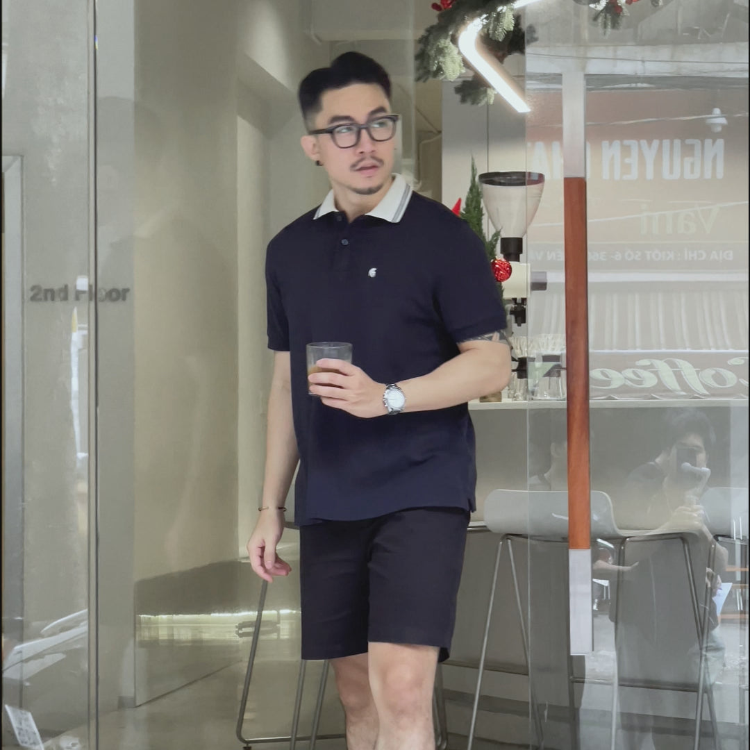 Áo Polo Nam từ thương hiệu Polomanor được làm từ chất liệu vải cá sấu Cotton Interlock cao cấp, mang lại cảm giác mềm mịn, thoáng khí và bền bỉ.