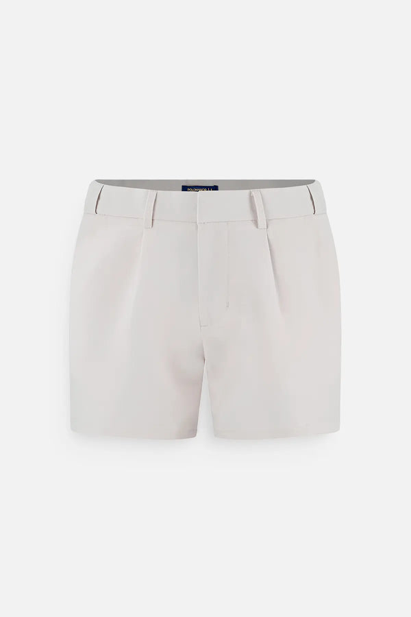 Quần Shorts Tây Nam Polomanor Màu Trắng Khaki Tây Regular Fit