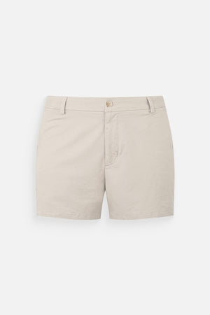 Quần Shorts Nam Kaki Polomanor Màu Be Khaki Tây Regular Fit