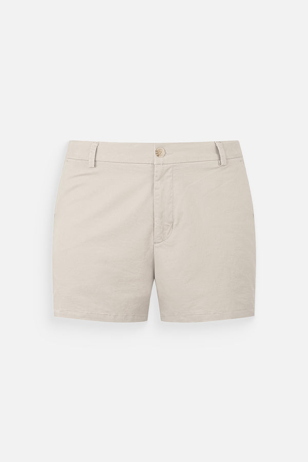 Quần Shorts Nam Kaki Polomanor Màu Be Khaki Tây Regular Fit