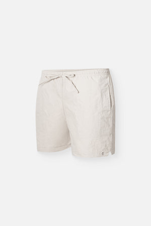 Quần Short Nam Wizen Short Polomanor Màu Be Vải Dù Regular Fit