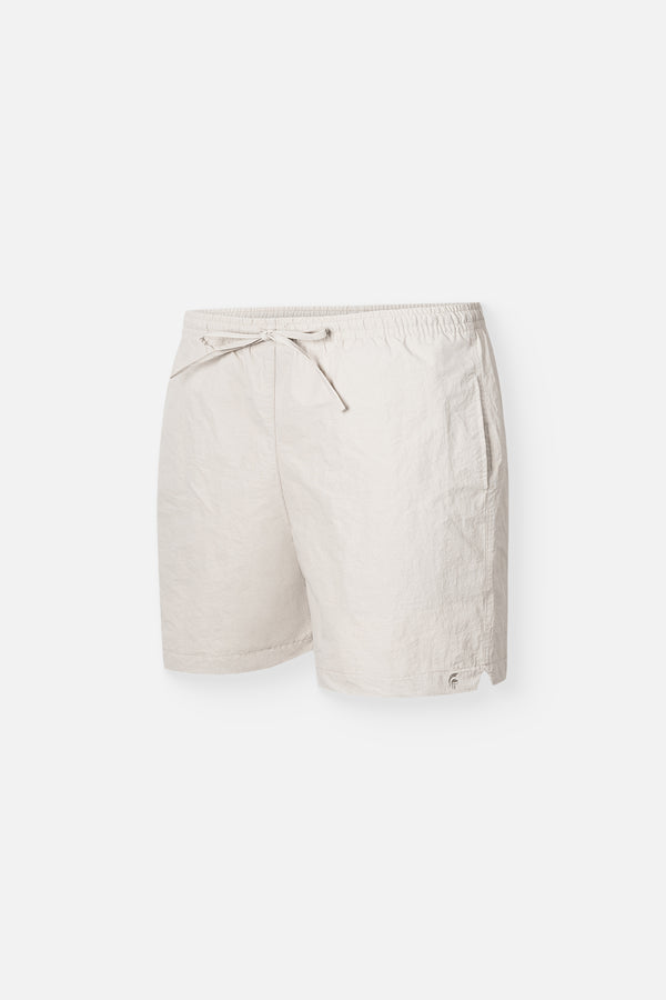 Quần Short Nam Wizen Short Polomanor Màu Be Vải Dù Regular Fit
