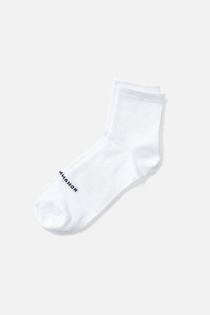 Tất Cổ Cao Cotton Polomanor Trắng