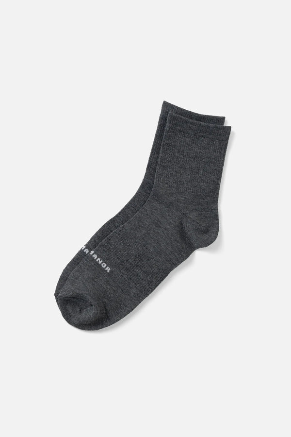 Tất Cổ Cao Cotton Polomanor Xám